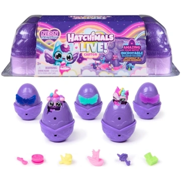 HATCHIMALS Alive playset Neon Rainbow Carton 60726