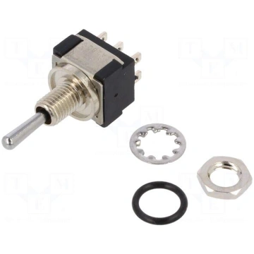 Switch: toggle | Pos: 3 | DPDT | ON-OFF-ON | 6A/12
