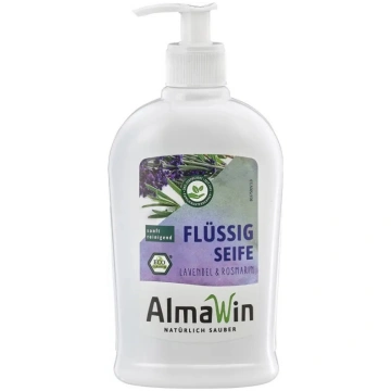 AlmaWin ekoloģiskās šķidrās ziepes, lavanda un roz