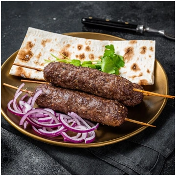 Savvaļas brieža gaļas kebabi "Rullīši" no medījuma