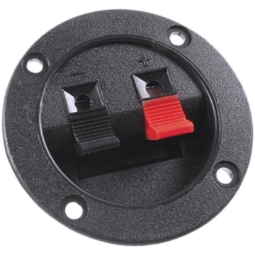 2 kontaktu skaļruņa ligzda, apaļa Electro Base EB6