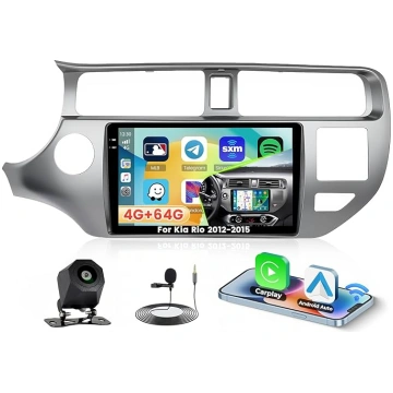 Roinvou 4+64G Android 15 auto radio Kia Rio 2012-2