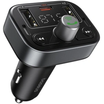 Baseus S-09 Auto FM Raidītājs Bluetooth 5.3 / 2x U
