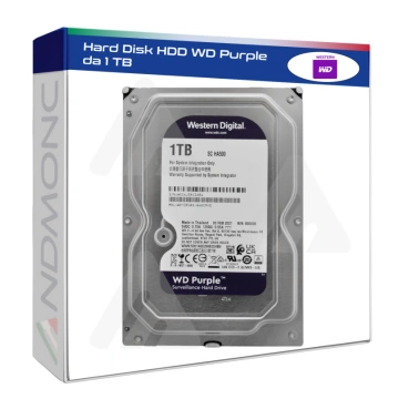 Hard Disk HDD WD Purple da 1 TB Andmonc