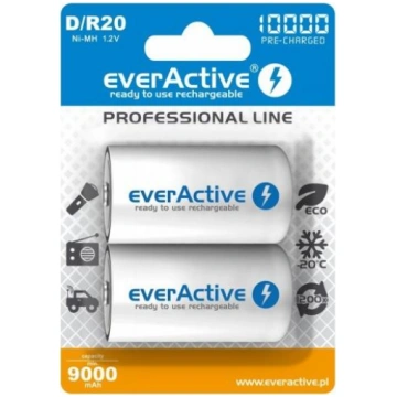 AKD.eA.PL2; R20/D akumulatori 1.2V everActive Prof