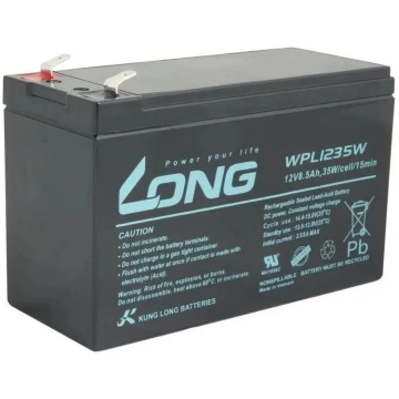 LONG 12V 8,5Ah F2 HighRate LongLife 9 let (WPL1235