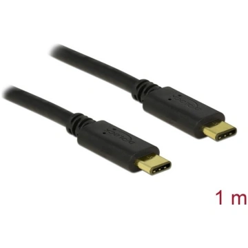 Delock USB 2.0 cable Type-C to Type-C 1 m 3 A | 83