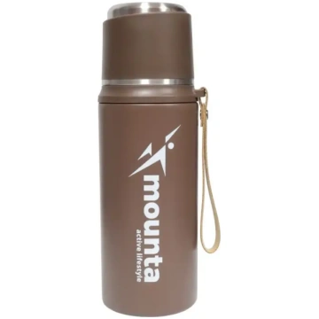 Termoss 800ml brūns, maks. 15 stundas MOUNTA
