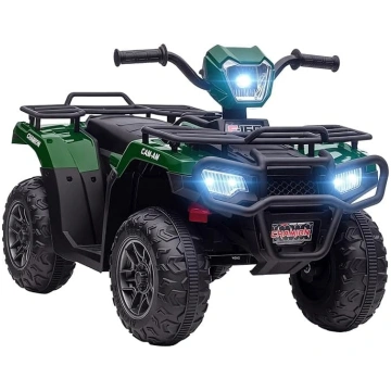 HOMCOM bērnu kvadracikls, 12 V, ar braukšanas un a