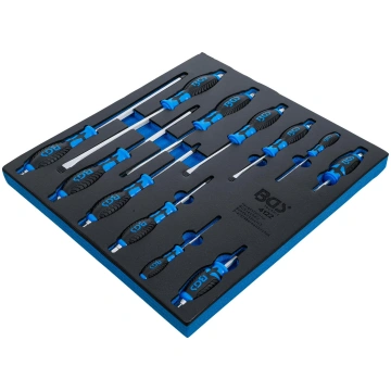 TOOL TRAY 2/3: SCREWDRIVER SET | 12 PCS. (4122) BG