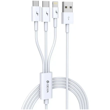 Devia Smart 3-in-1 data transfer and charging cabl