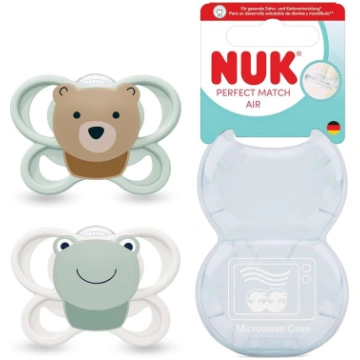 NUK 10175344 Perfect Match Māneklis SI1 AIR BEAR/F