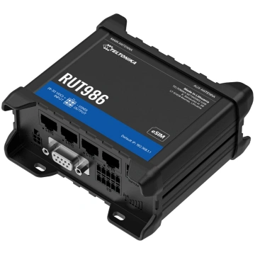 Teltonika RUT986 CAT4 LTE Router Dual SIM & eSIM, 