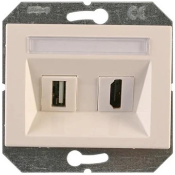 VILMA HDMI un USB centrmezgls Vilma XP500, balta
