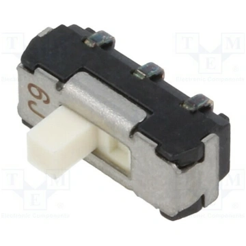 Switch: slide; Pos: 2; DPDT; 0.2A/12VDC; ON-ON; SM