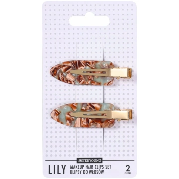 Sister Young_lily Makeup Hair Clips Set Klipes Mat