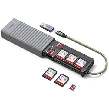 UGREEN Card Reader with USB-C and USB-A Connectors