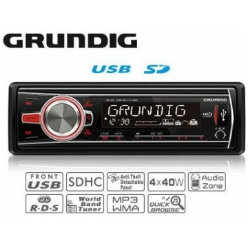 GRUNDIG GX-30 Automagnetola ar USB/SD/AUX | 1705-0