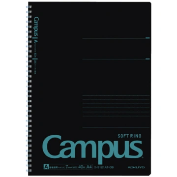 Campus Soft Ring Notebook A4 7mm Dotted Rule 40She