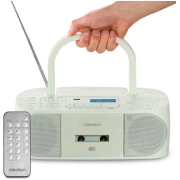 MEDION DRX-1 Plus Boombox (portatīvais DAB+ FM rad