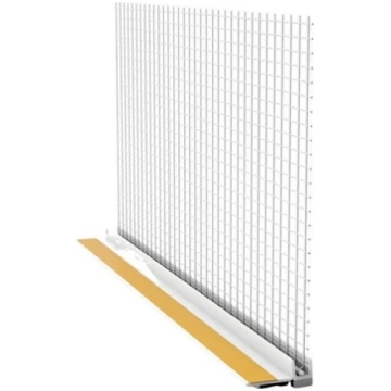 PVC profils ar sietu logu un durvju ailēm 9x2400mm