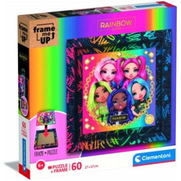 CLEMENTONI puzle Frame Me Up, Rainbow High, 6 gab.