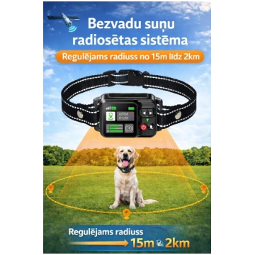 Suņu GPS radiosēta, bezvadu žogs suņiem, rādiuss n