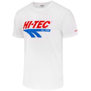 Vīriešu T-krekls, Hi-Tec, Retro, Baltā Vienkrāsain