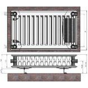 Radiators 22x400x400 sānu piesl. Termolux 9024004