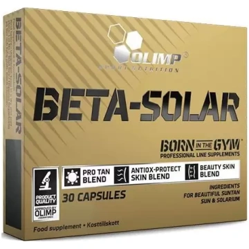 Olimp Beta-Solar 30 caps. Lai iegūtu labāku iedegu