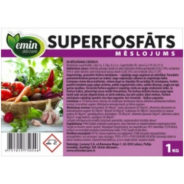 Granulēts mēslojums Superfosfāts. 1kg