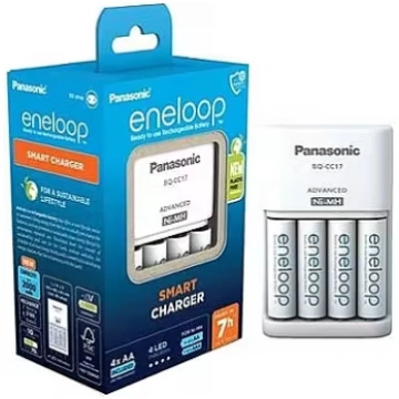 Panasonic Smart + 4x AA Eneloop 2000 mAh (K-KJ17MC
