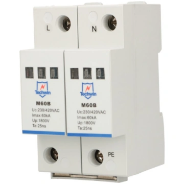 Extralink M60B2 | Surge protector | 60kA maximum d