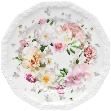 Deserta šķīvis Maria Ar rozēm 17 cm Rosenthal