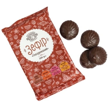 Zefīrs BOGUSLAVNA, glazēts, 200g - 450-13890