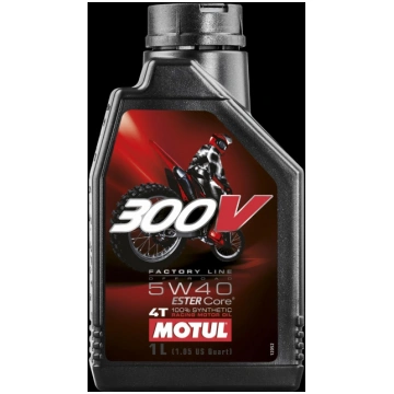 Motul 104134 - 300V 4T FLOffRoad 5W40 1L Ester Cor