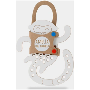MILIN TOYS Šņorējamā rotaļlieta Amelia the Monkey 