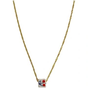CHERRY DOUBLE CHERRY NECKLACE ester & co