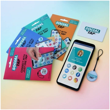 NFC vizītkarte elektroniskā - pieskarieties tālruņ