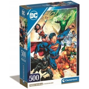 Clementoni Puzzle 500 elementów Compact DC Comics 