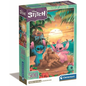 PUZZLE 500 ELEMENTOW STICH DISNEY CLEMENTONI 35547