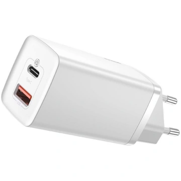 Baseus MOBILE CHARGER WALL 65W / WHITE CCGAN2L-B02