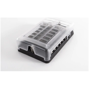 Power distribution box with 12-way fuse holder