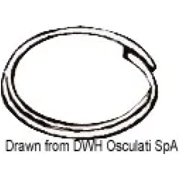 SS split ring 18x1.2 mm (37.106.03) Viadana