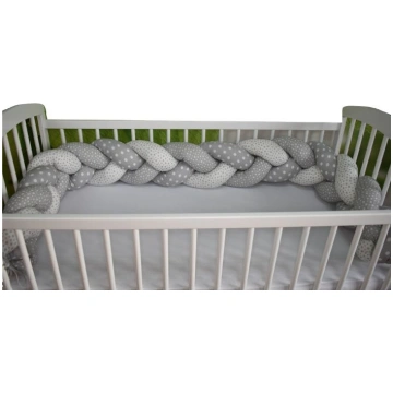 Bērnu Gultas Apmales 210 cm "Braided Bumper"