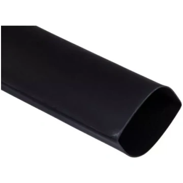 Termorūkošā caurule RC1m 6.4/3.2 melna