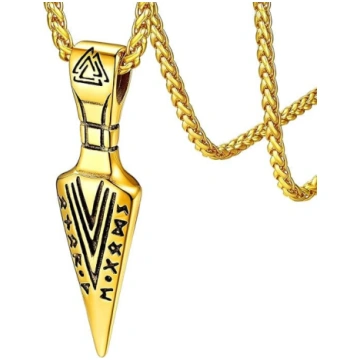 FaithHeart Vegvisir kaklarota, nerūsējošā tērauda
