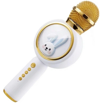 Bezvadu karaoke mikrofons ar skaļruni un Bluetooth