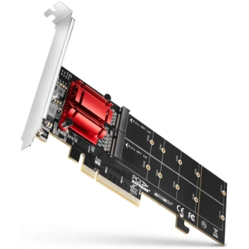 AXAGON PCEM2-ND PCIe adapteris fA?Â1r zw