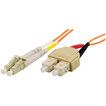 Fiber cable DELTACO OM1, LC - SC, duplex, UPC, 62,